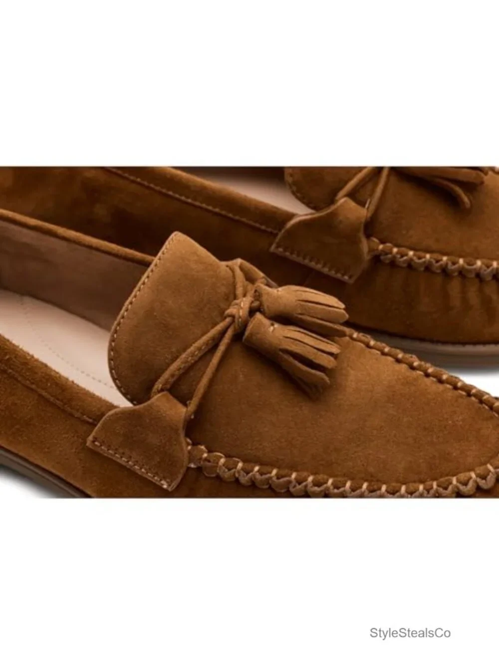 Cole Haan Women's Stassi Soft Tassel Loafers - Leather, Lightweight, Round Toe